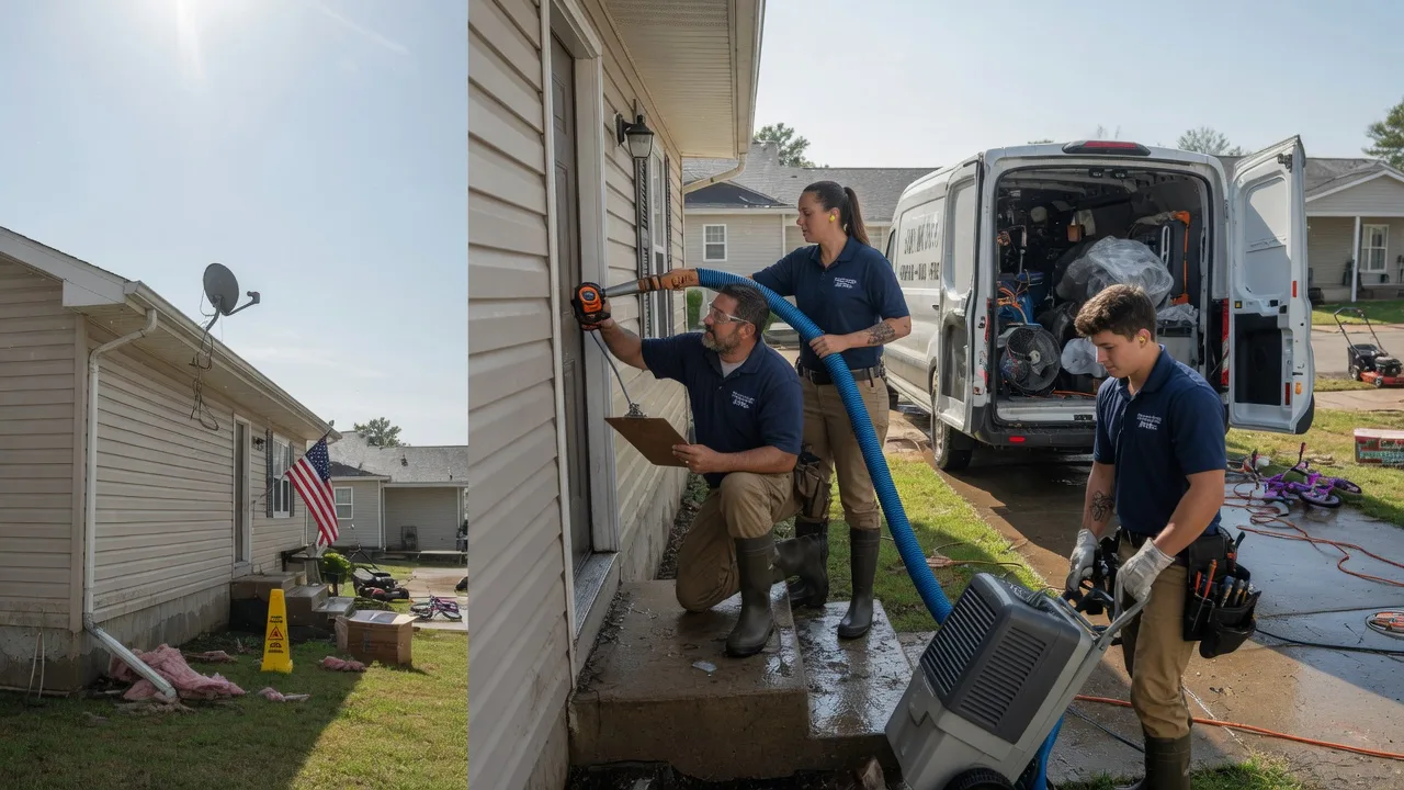 Ceiling Water Damage Restoration in Riverview, MI near me